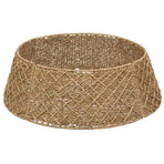 Christmas Tree Collar Round Natural Ø 75 x 25 cm Seagrass