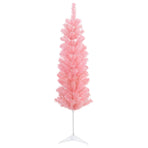 Artificial Slim Christmas Tree with Baubles 120 cm 150 LEDs