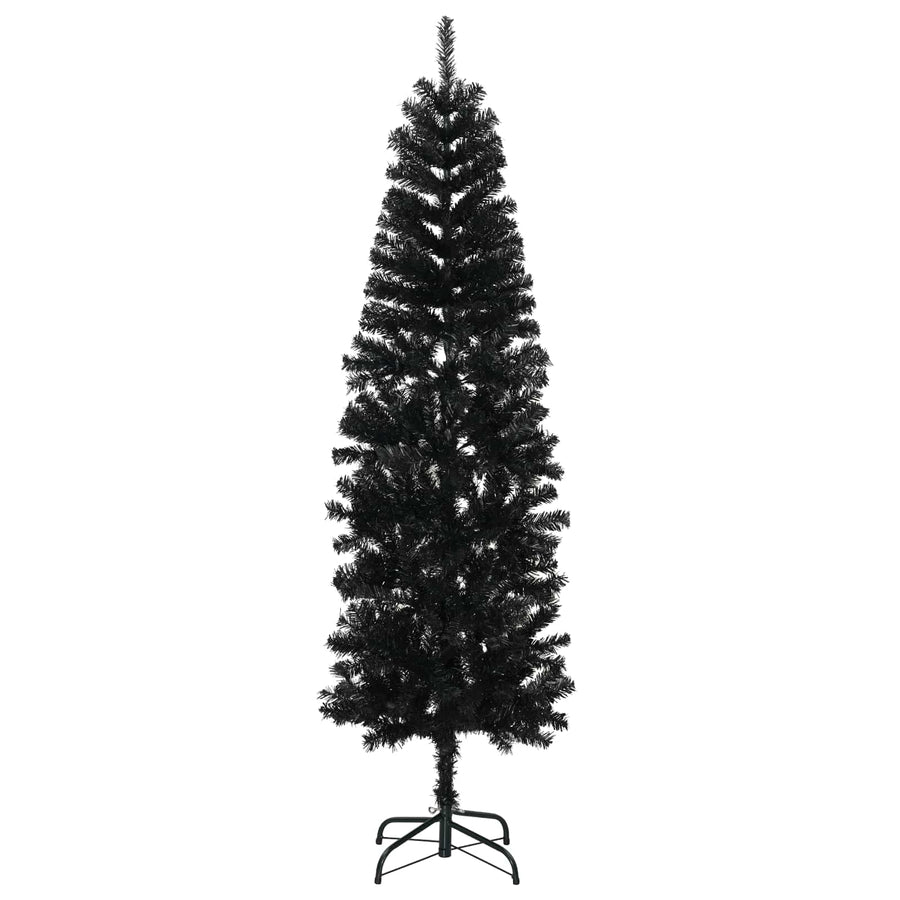 Artificial Slim Christmas Tree 240 cm 300 LEDs Warm White