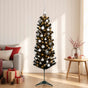Artificial Slim Christmas Tree with Bauble 150 cm 150 LEDs