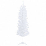 Artificial Slim Christmas Tree 120 cm PVC and Steel White