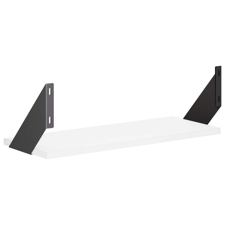 Wall Shelves 2 pcs White 50 x 20 x 17 cm