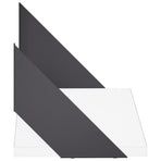 Wall Shelves 2 pcs White 50 x 20 x 17 cm