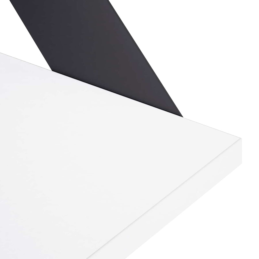 Wall Shelves 2 pcs White 70 x 20 x 17 cm