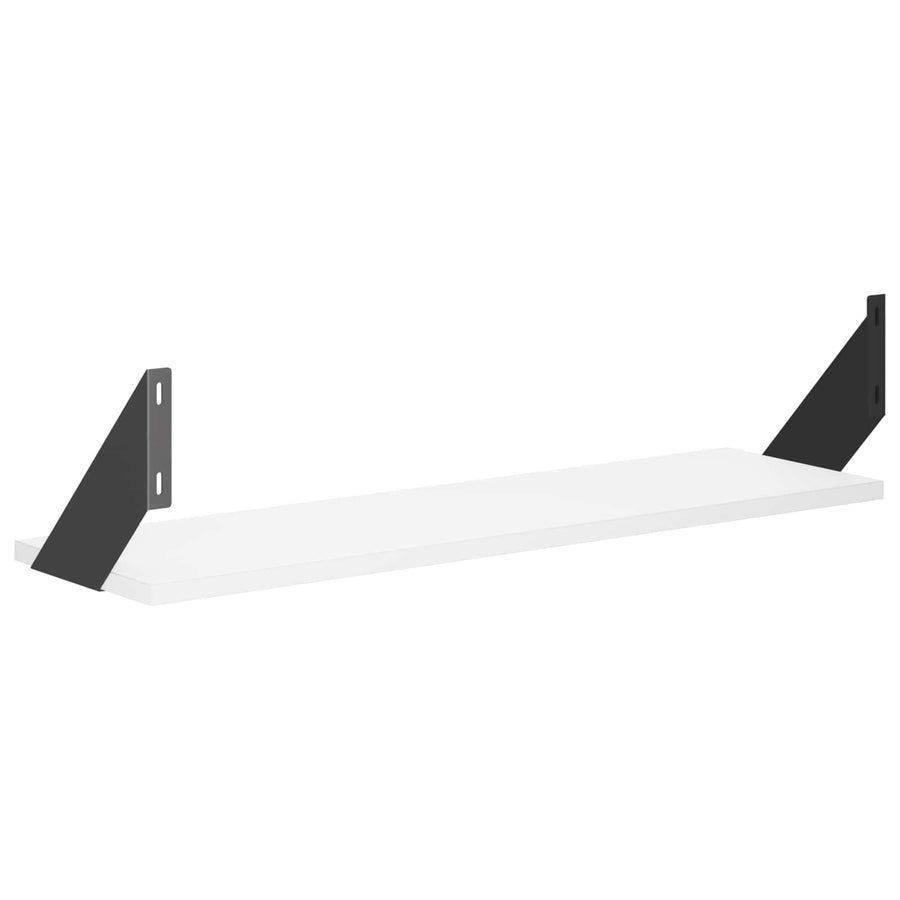 Wall Shelves 2 pcs White 70 x 20 x 17 cm