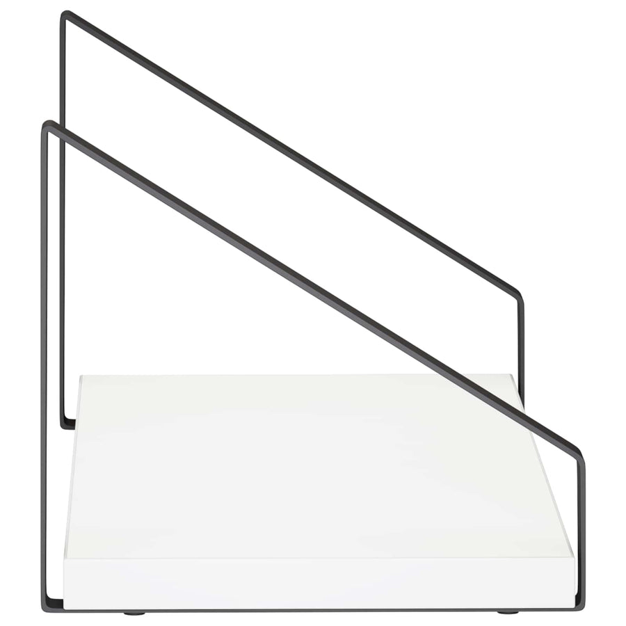 Wall Shelves 2 pcs White 35 x 16 x 15.5 cm