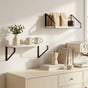 Wall Shelves 2 pcs White 40 x 16 x 15.5 cm