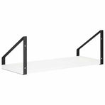 Wall Shelves 2 pcs White 40 x 16 x 15.5 cm
