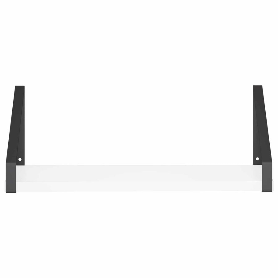 Wall Shelves 2 pcs White 40 x 16 x 15.5 cm