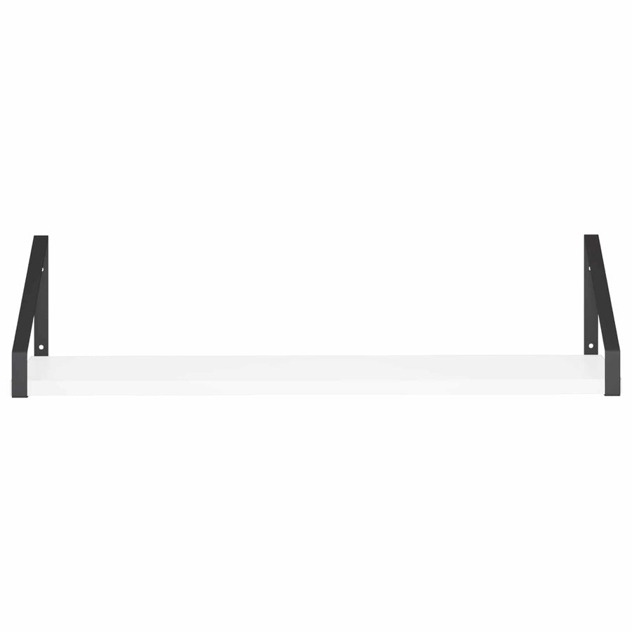 Wall Shelves 2 pcs White 60 x 16 x 15.5 cm