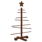 Wooden Christmas Tree 75 cm Bamboo and solid pine wood