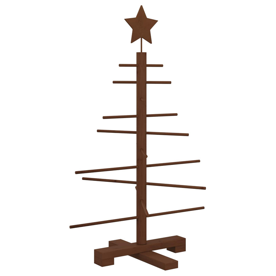 Wooden Christmas Tree 75 cm Bamboo and solid pine wood