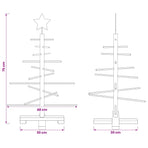 Wooden Christmas Tree 75 cm Bamboo and solid pine wood