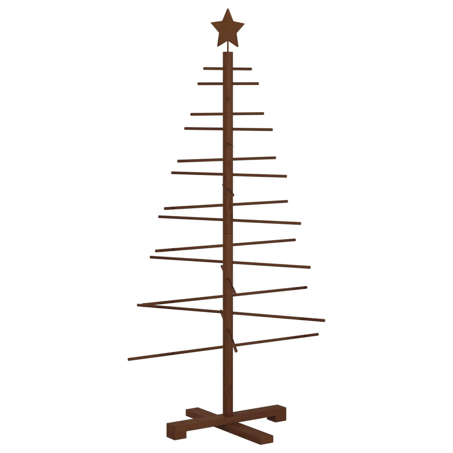 Wooden Christmas Tree 125 cm Bamboo and solid pine wood