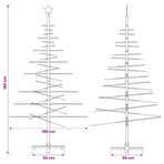 Wooden Christmas Tree 180 cm Bamboo and solid pine wood