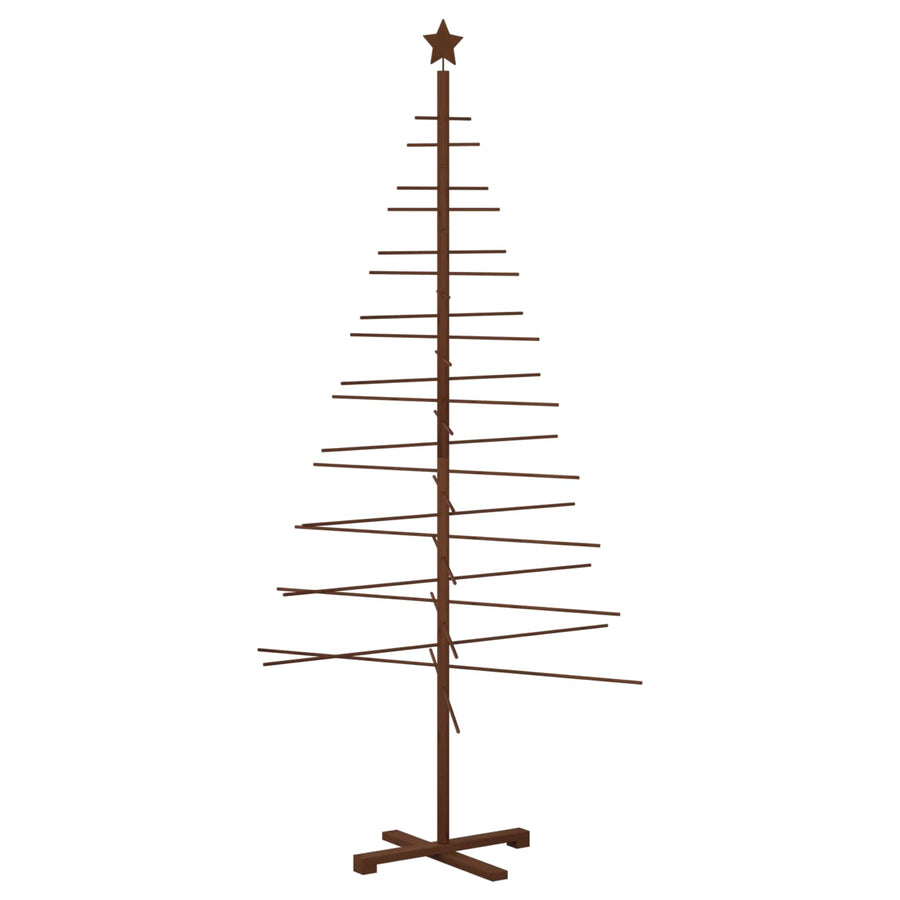 Wooden Christmas Tree 210 cm Bamboo and solid pine wood