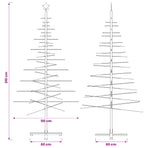 Wooden Christmas Tree 210 cm Bamboo and solid pine wood