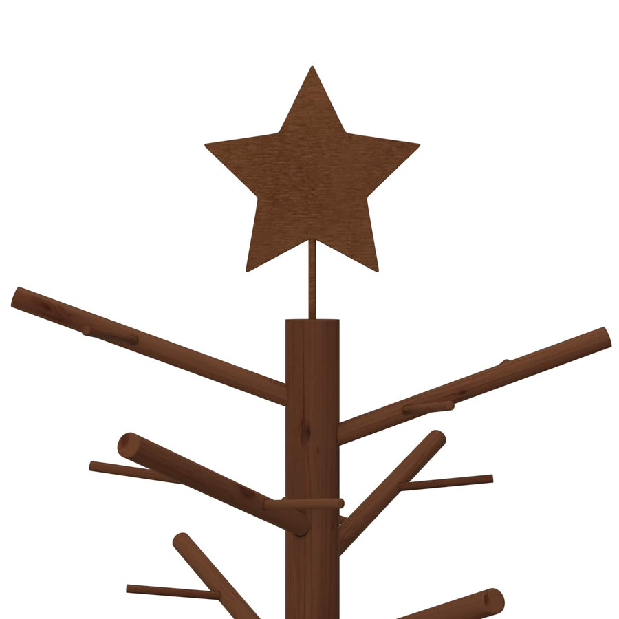 Wooden Christmas Tree 75 cm Bamboo and solid pine wood
