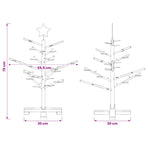 Wooden Christmas Tree 75 cm Bamboo and solid pine wood
