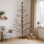 Wooden Christmas Tree 180 cm Bamboo and solid pine wood
