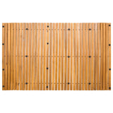 Bath Mat 2 pcs Natural 100 x 60 cm Solid Acacia Wood