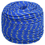 Multipurpose Utility Rope 8 mm 25 m Blue PP 420 kg Max Load