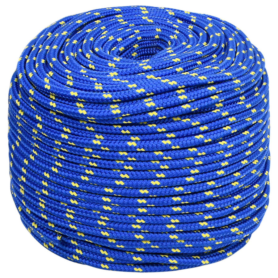 Multipurpose Utility Rope 8 mm 25 m Blue PP 420 kg Max Load