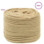 Multipurpose Utility Rope 6 mm 100 m Natural PP 240 kg Max Load