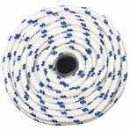 Multipurpose Utility Rope 12 mm 100 m White and Blue PP