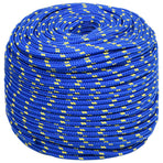 Multipurpose Utility Rope 10 mm 100 m Blue PP 645 kg Max Load