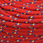 Multipurpose Utility Rope 10 mm 25 m Red PP 645 kg Max Load