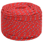 Multipurpose Utility Rope 10 mm 100 m Red PP 645 kg Max Load
