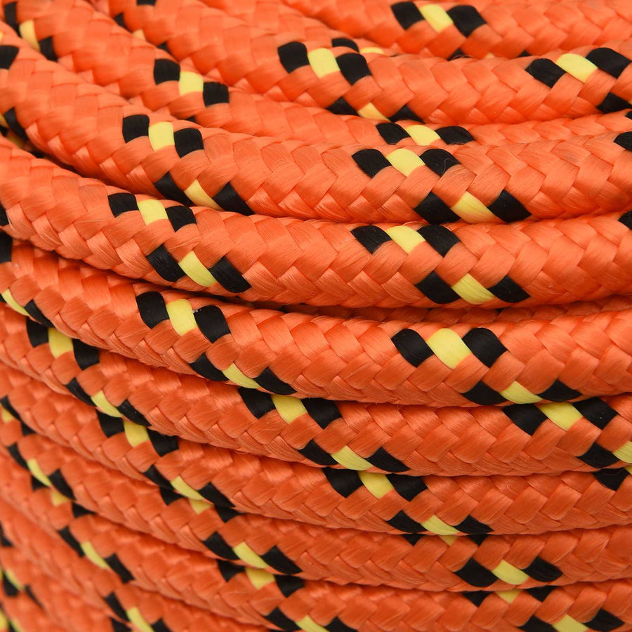 Multipurpose Utility Rope 12 mm 100 m Orange PP 930 kg Max Load