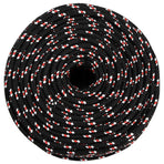 Multipurpose Utility Rope 8 mm 25 m Black and Red PP