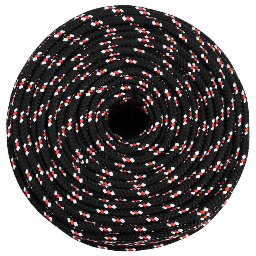 Multipurpose Utility Rope 8 mm 25 m Black and Red PP