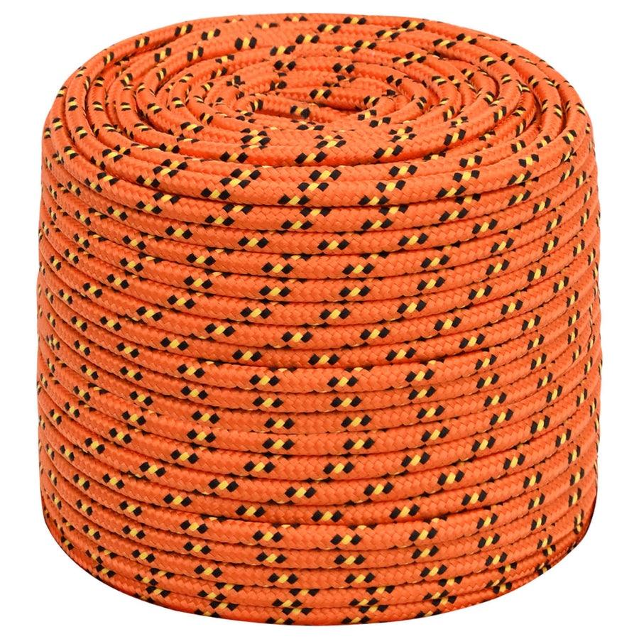 Multipurpose Utility Rope 6 mm 50 m Orange PP 240 kg Max Load