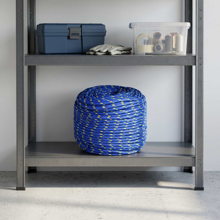 Multipurpose Utility Rope 10 mm 100 m Blue PP 645 kg Max Load