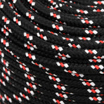 Multipurpose Utility Rope 8 mm 50 m Black and Red PP