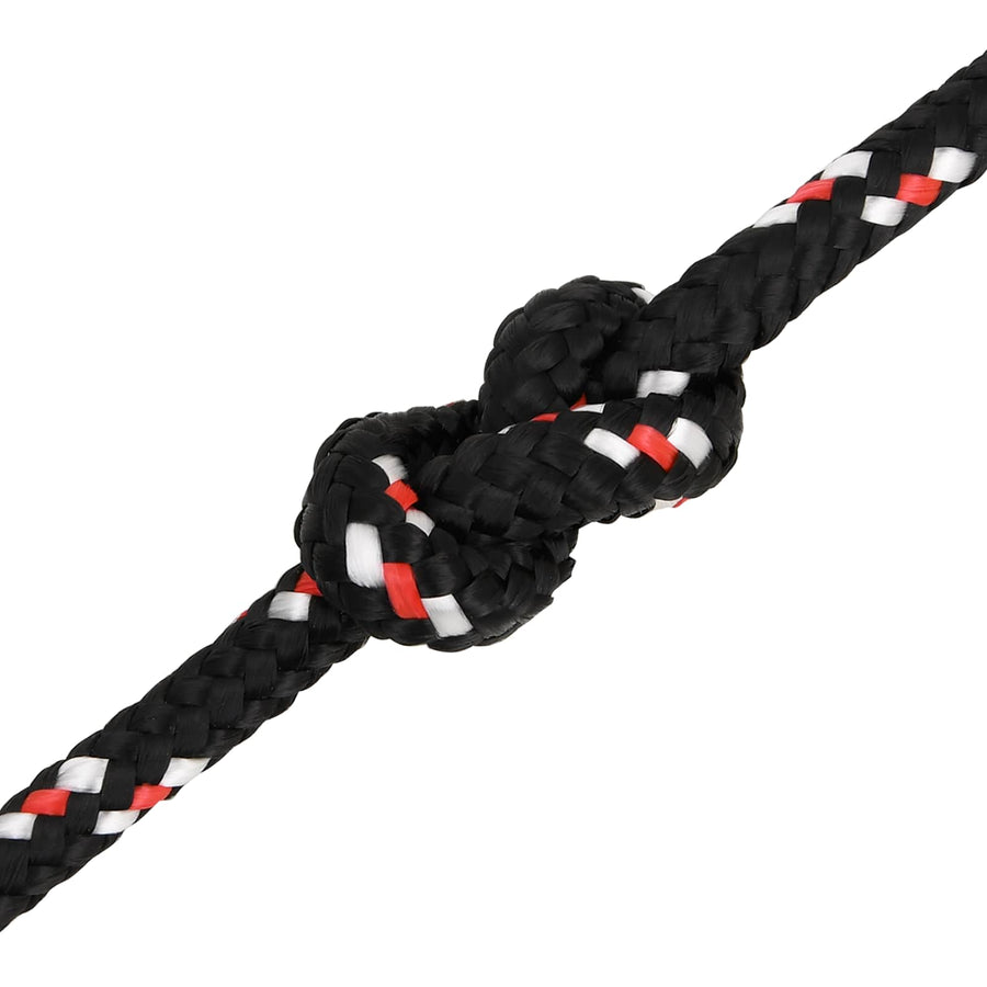 Multipurpose Utility Rope 8 mm 50 m Black and Red PP