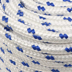 Multipurpose Utility Rope 12 mm 25 m White and Blue PP