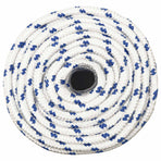 Multipurpose Utility Rope 12 mm 25 m White and Blue PP