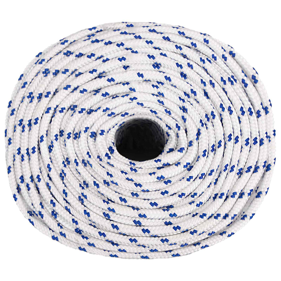Multipurpose Utility Rope 8 mm 25 m White and Blue PP
