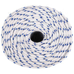 Multipurpose Utility Rope 10 mm 100 m White and Blue PP
