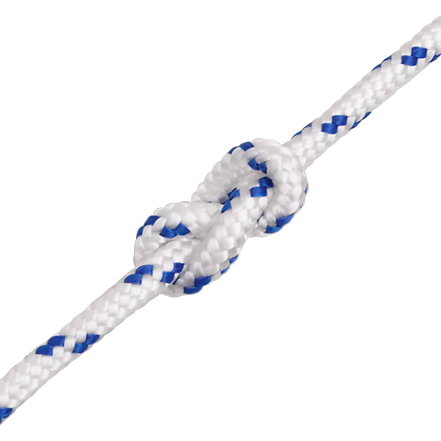Multipurpose Utility Rope 6 mm 25 m White and Blue PP