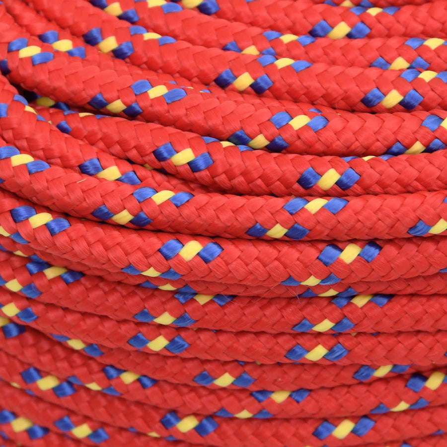 Multipurpose Utility Rope 8 mm 25 m Red PP 420 kg Max Load