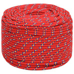Multipurpose Utility Rope 8 mm 25 m Red PP 420 kg Max Load