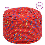 Multipurpose Utility Rope 8 mm 25 m Red PP 420 kg Max Load