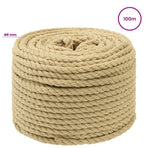 Multipurpose Utility Rope 8 mm 100 m Natural PP 420 kg Max Load
