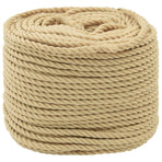 Multipurpose Utility Rope 6 mm 50 m Natural PP 240 kg Max Load