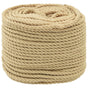 Multipurpose Utility Rope 6 mm 50 m Natural PP 240 kg Max Load